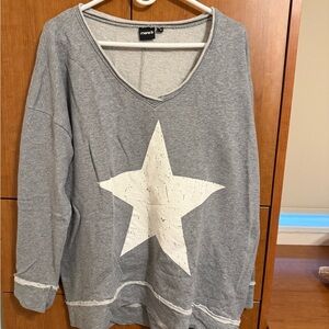 Gray Star Sweatshirt